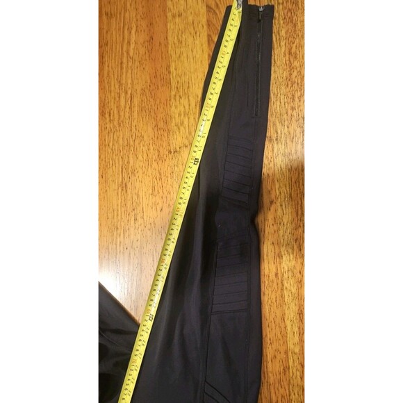 ATHLETA Leggings Delancey Moto Tight Women's Size M Black Pockets Stretch - Picture 12 of 13